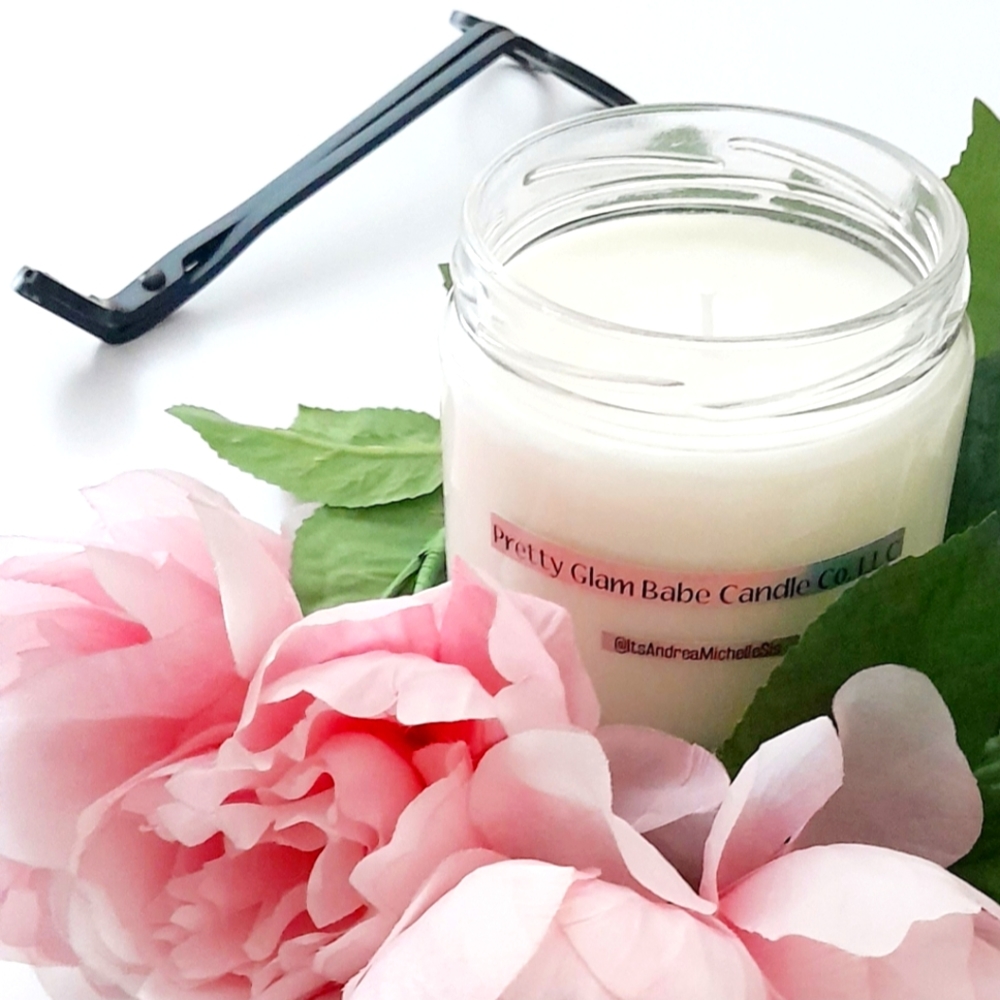 Pretty Glam Babe Candle Co. LLC Handmade 9oz Soy Candle